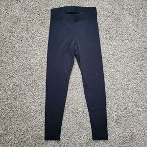 Old Navy Cotton Jersey Leggings Legging Black Mid High Rise Waist Size Small